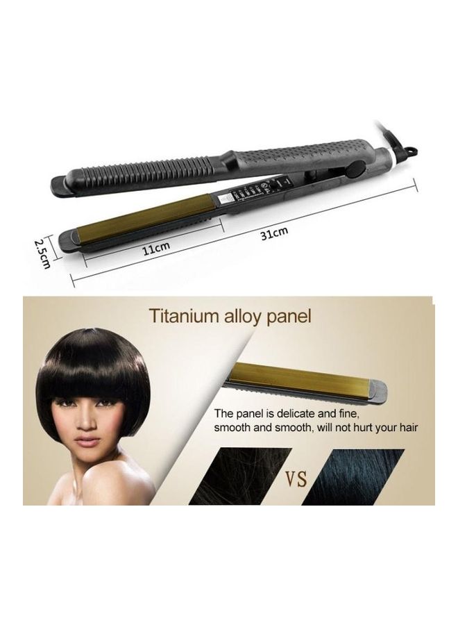 BGM Electronic Hair Curling Irons Temperature Control Titanium Corrugated Fast Warm-up Crimper Tool Multicolour  - Image 4