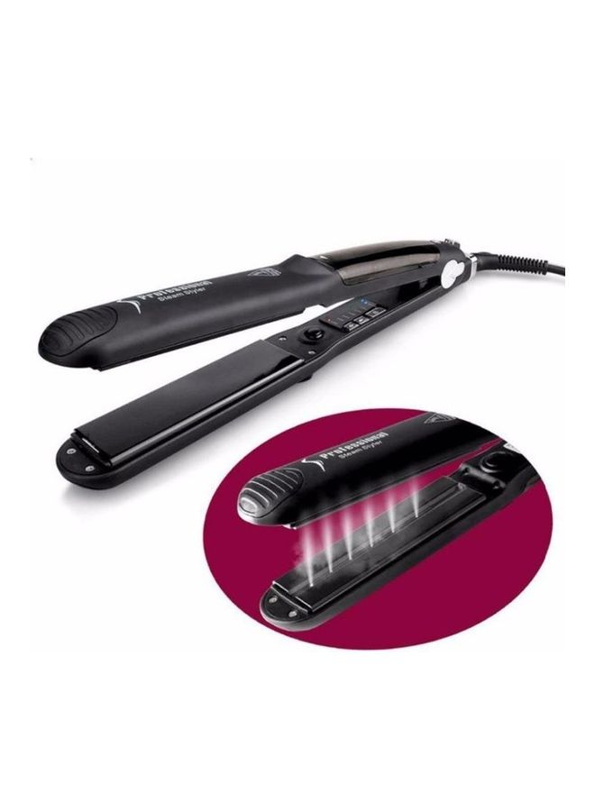 BGM Steam Spray Electric Splint Hair Straightener with Plastic Bottle Multicolour - Image 2