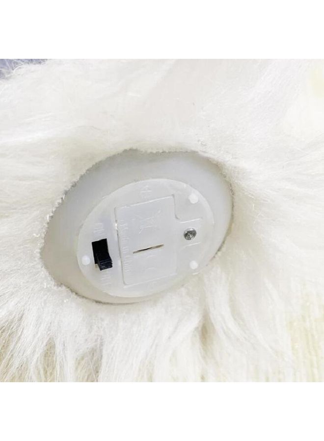 بي جي إم مجموعة دلايات للزينة مكونة من 4 قطع أحمر/أبيض 8x23سم - Image 3