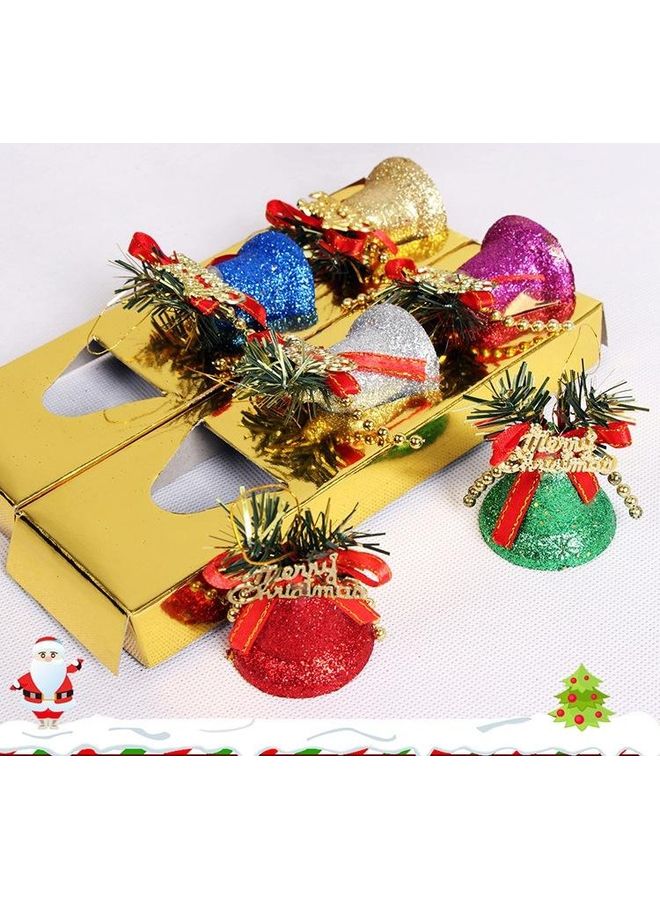 بي جي إم طقم 6 قطع أجراس بلاستيكية للزينة متعدد الألوان - Image 4