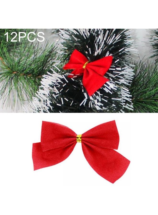 BGM 12-Piece Decorative Ornament Set Red - Image 2