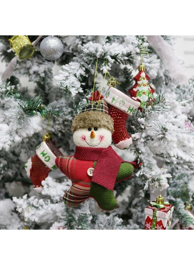 بي جي إم طقم 5 قطع حلية للزينة بتصميم رجل الثلج متعدد الألوان - Image 2