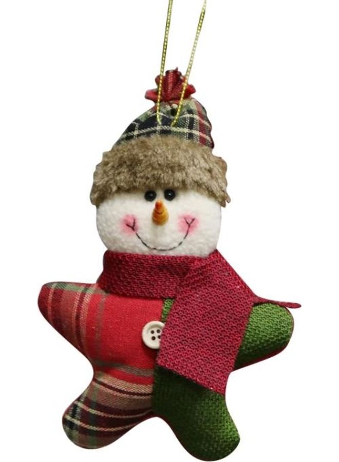 بي جي إم طقم 5 قطع حلية للزينة بتصميم رجل الثلج متعدد الألوان - Image 1