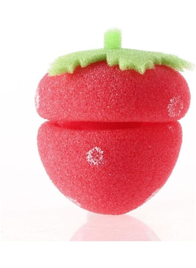 بي جي إم أداة تجعيد الشعر بتصميم لطيف على شكل فراولة من 12 قطعة متعدد الألوان - Image 4