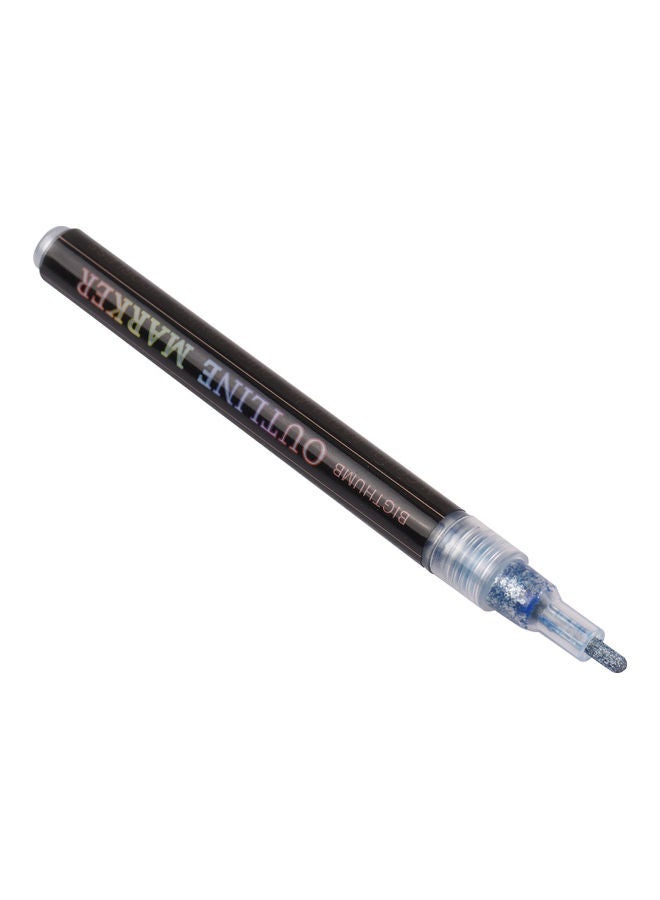 Generic - 24-Colors Outline Markers Double Line Marker Paint Pens Set Multicolor - Image 1
