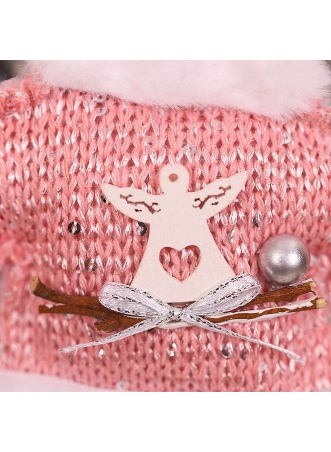 بي جي إم طقم قطعتين زينة لتزيين الملابس وردي/ أبيض - Image 2