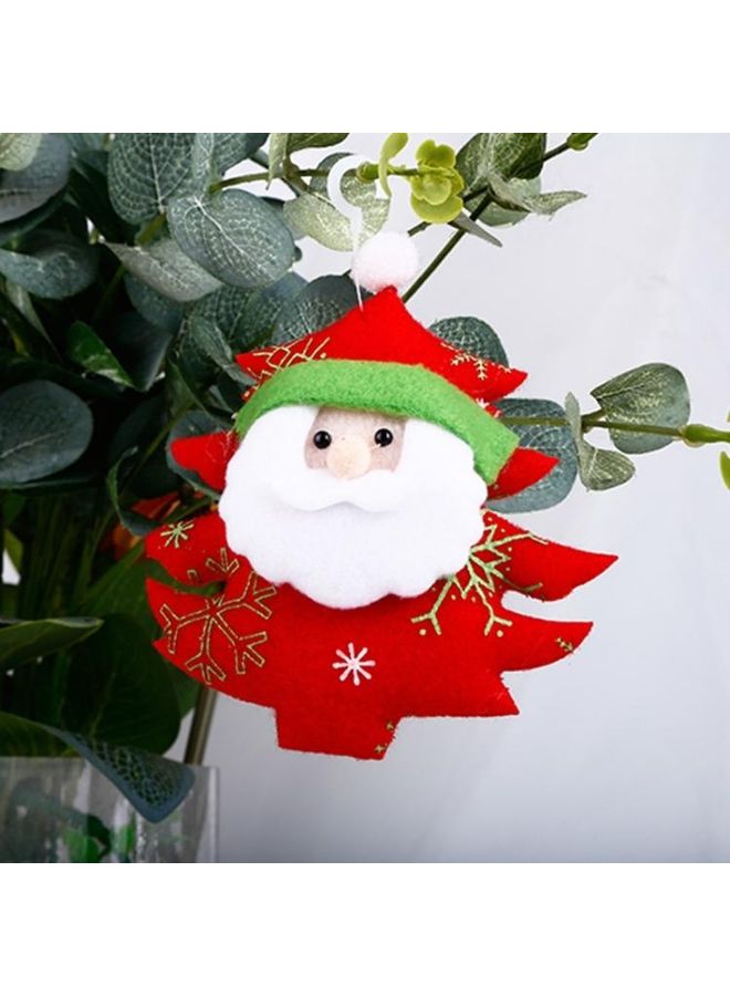 بي جي إم طقم زينة من 10 قطع مناسبة لأعياد الميلاد للتعليق على الباب أحمر/ أبيض/ أخضر - Image 1