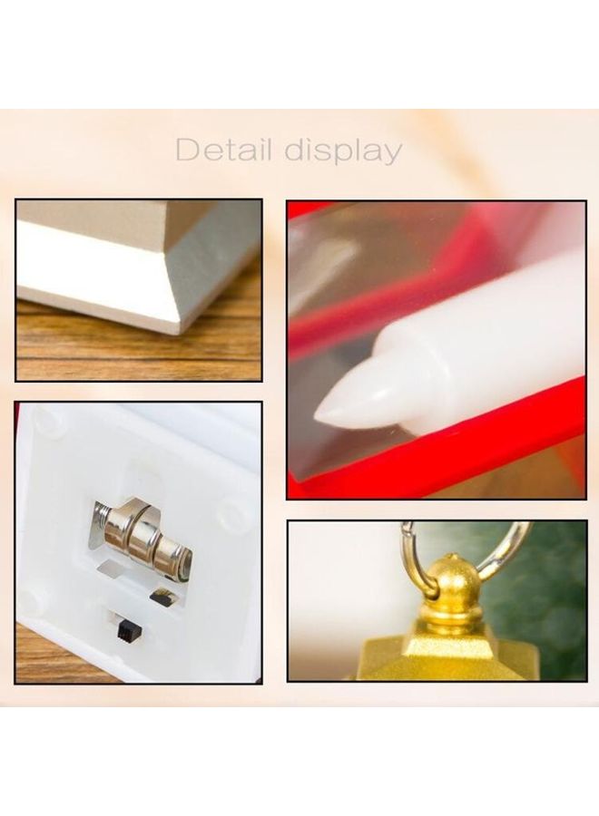 بي جي إم طقم للزينة على شكل ضوء خارجي مقاوم للرياح مكون من قطعتين فضي - Image 2