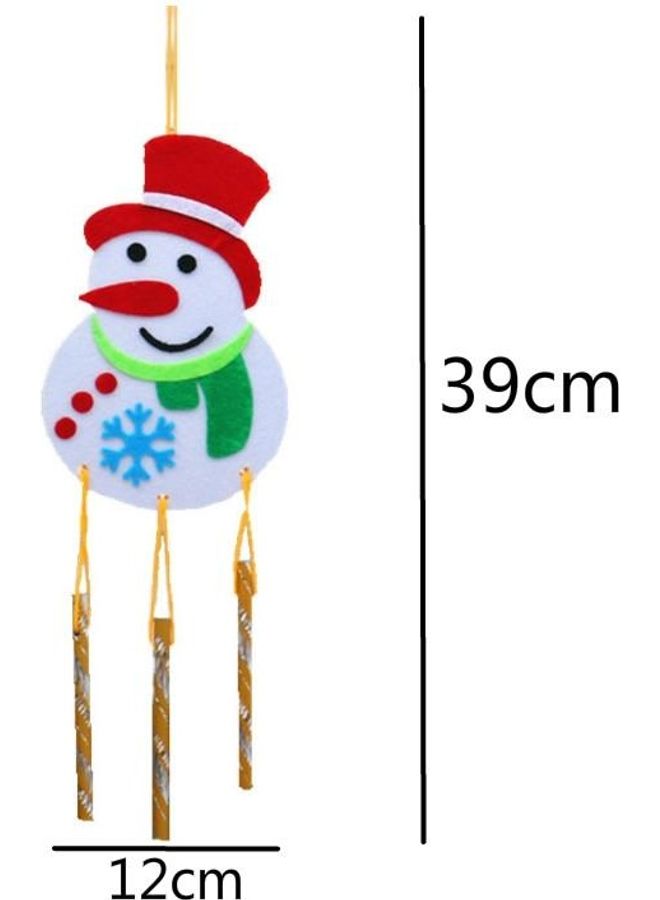 بي جي إم طقم 10 قطع حلية للزينة بتصميم رجل الثلج متعدد الألوان - Image 2