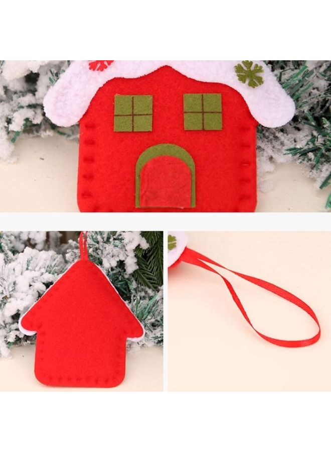 بي جي إم مجموعة دلايات لتزيين المنزل، مكونة من 10 قطع. أحمر/ أبيض/ أخضر - Image 3