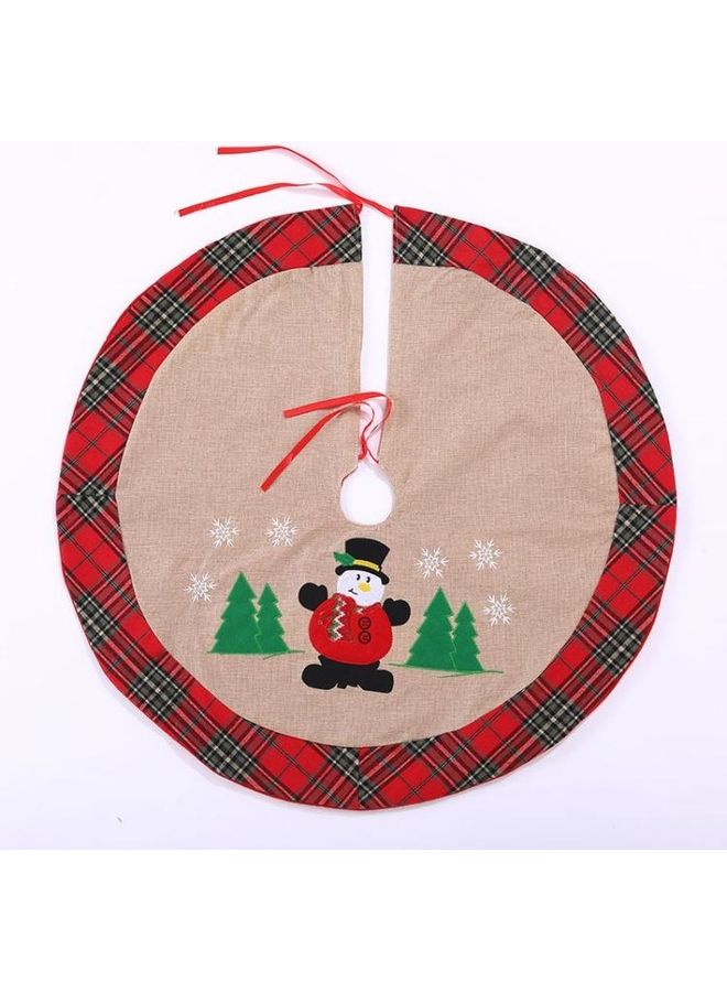 بي جي إم تنورة مزينة بطبعة رجل الثلج لتزيين التنورة متعدد الألوان - Image 1