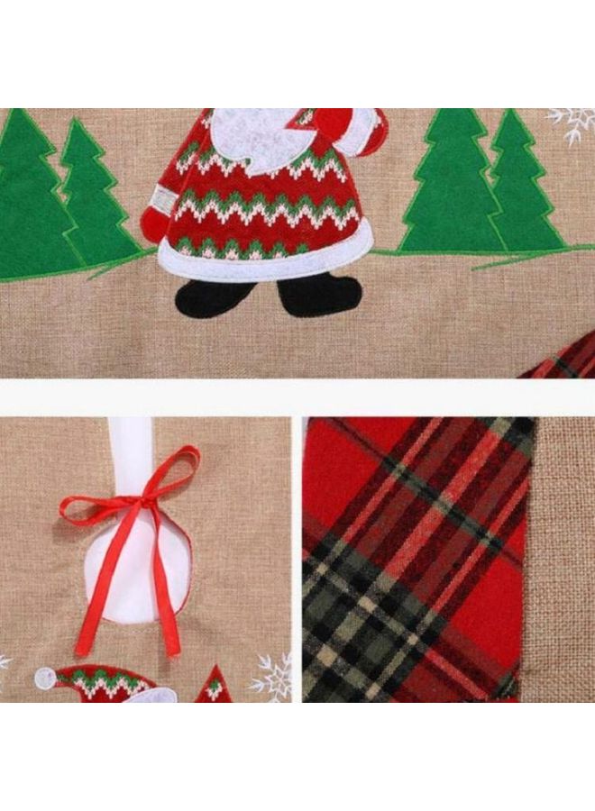 بي جي إم تنورة مزينة بطبعة رجل الثلج لتزيين التنورة متعدد الألوان - Image 2