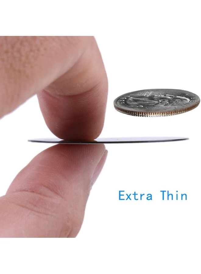 مجموعة من 8 قطع من ألواح معدنية عالمية للهواتف المغناطيسية وحامل يثبت على حامل السيارة مع لاصق - Image 2