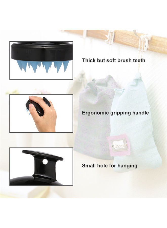 Hair Washing Cleaning Shampoo Brush Multicolour - Image 2