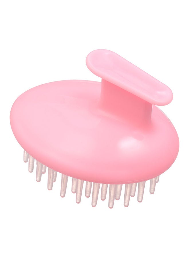 فرشاة تدليك فروة الرأس والجسم برأس من السيليكون وردي - Image 1