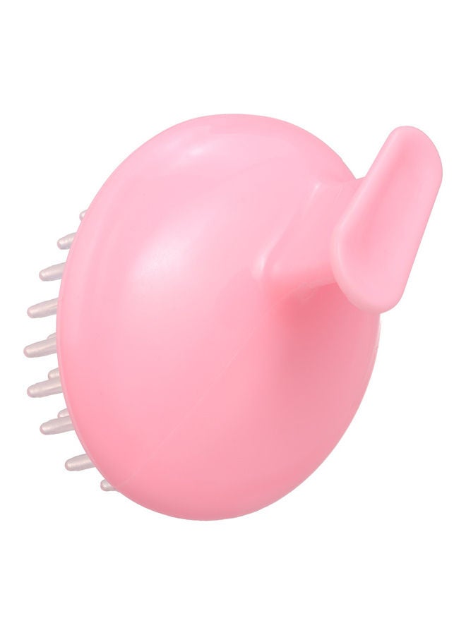فرشاة تدليك فروة الرأس والجسم برأس من السيليكون وردي - Image 4