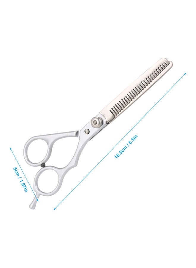 Stainless Steel Thinning Shears With Precision Blades Silver 16.5x5cm - Image 3