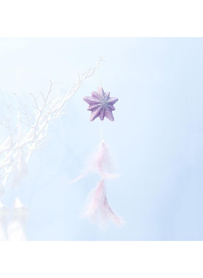 بي جي إم طقم زينة للديكور، مكون من قطعتين أرجواني