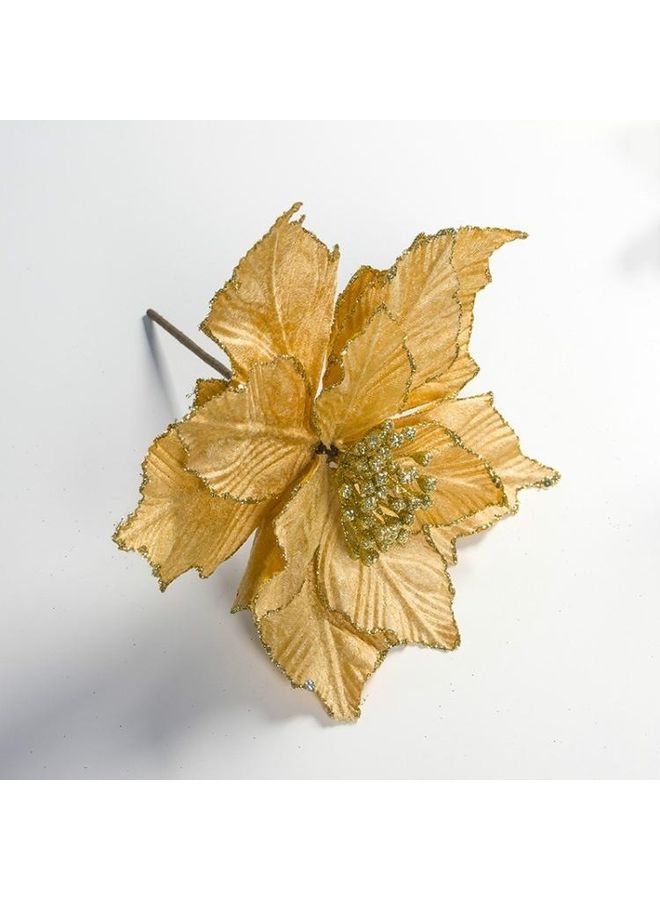 BGM 2-Piece Decorative Artificial Flower Yellow - Image 1