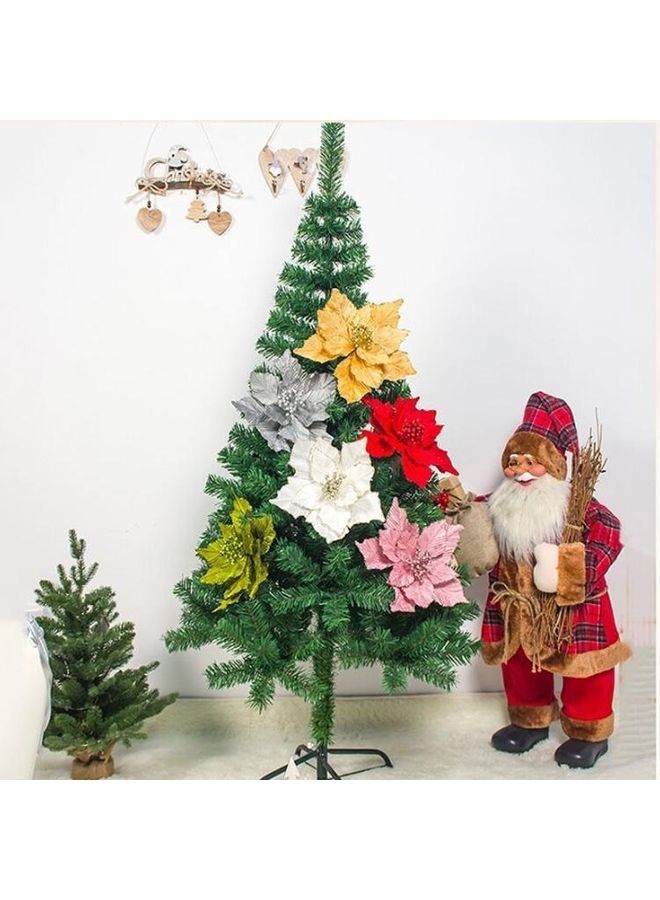 BGM 2-Piece Decorative Artificial Flower Yellow - Image 2