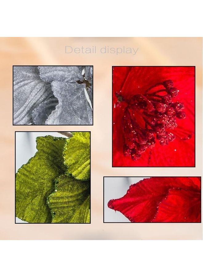 BGM 2-Piece Decorative Artificial Flower Yellow - Image 3