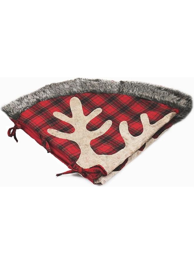 BGM Decorative Flower Lattice Tree Skirt Multicolour - Image 4