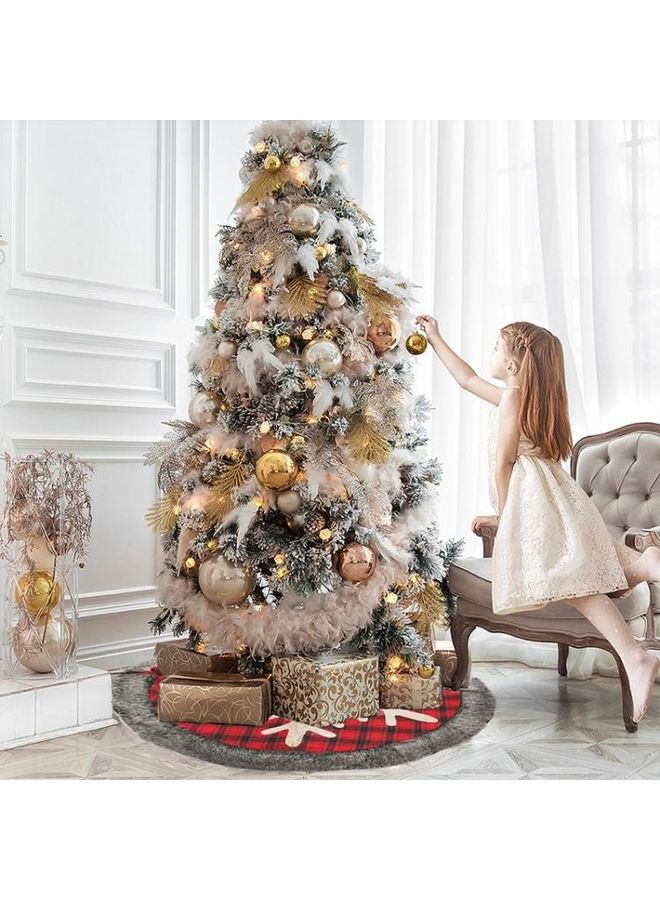 BGM Decorative Flower Lattice Tree Skirt Multicolour - Image 5