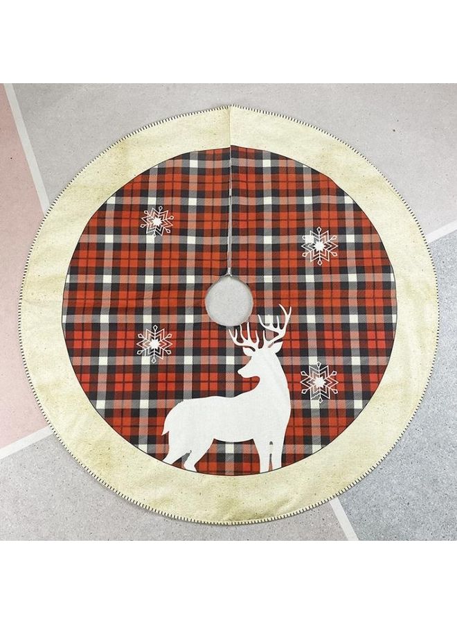 BGM Holiday Scene Decorative Elk Pattern Tree Bottom Multicolour - Image 2