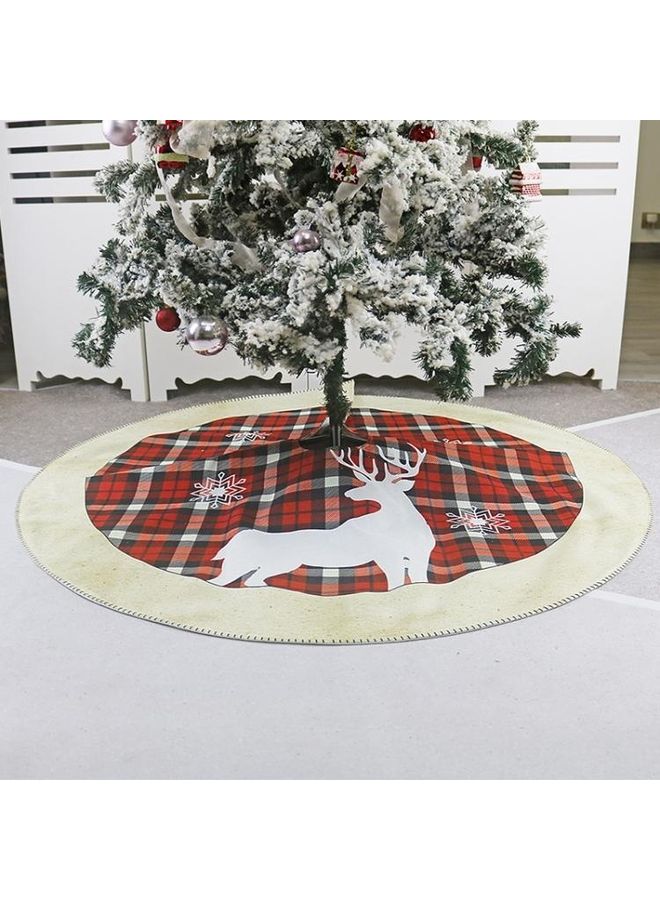 BGM Holiday Scene Decorative Elk Pattern Tree Bottom Multicolour - Image 5