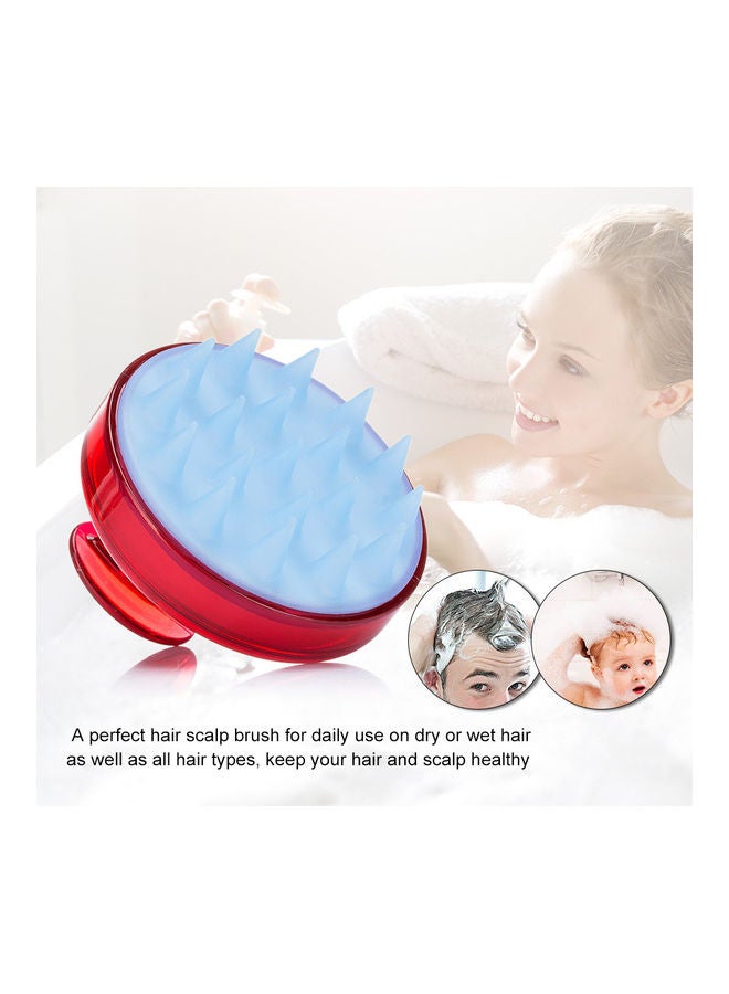 Generic Silicone Teeth Hair Scalp Soft Massage Brush Multicolour  - Image 4