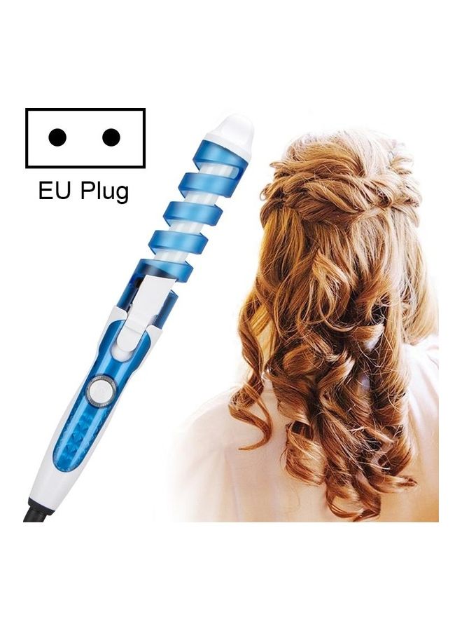 بي جي إم جهاز تجعيد الشعر الاحترافي بتصميم حلزوني رائع لصالونات التجميل. أزرق - Image 1