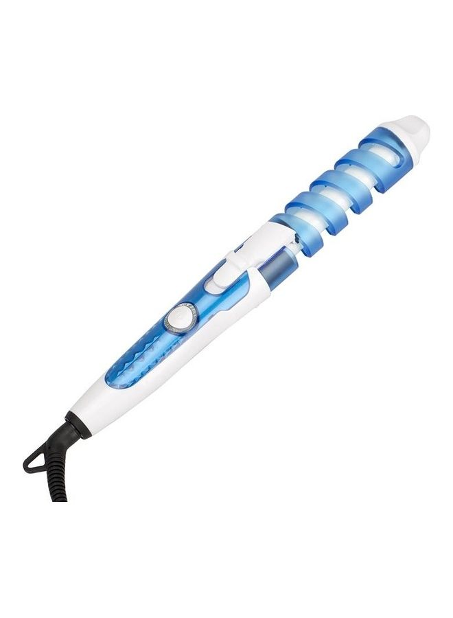 بي جي إم جهاز تجعيد الشعر الاحترافي بتصميم حلزوني رائع لصالونات التجميل. أزرق - Image 2