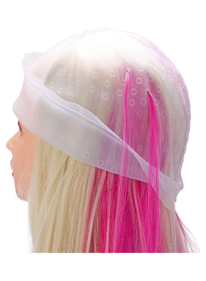 Generic Hair Coloring Dye Cap With Hook White 22.2 x 2 x 10cm - Image 2