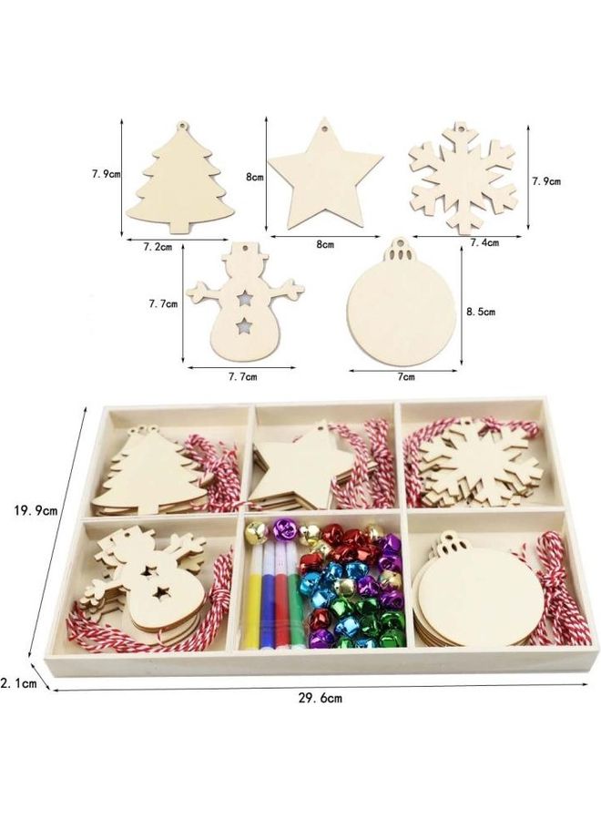 بي جي إم طقم هدايا للزينة يمكنك صنعها بنفسك أبيض - Image 2