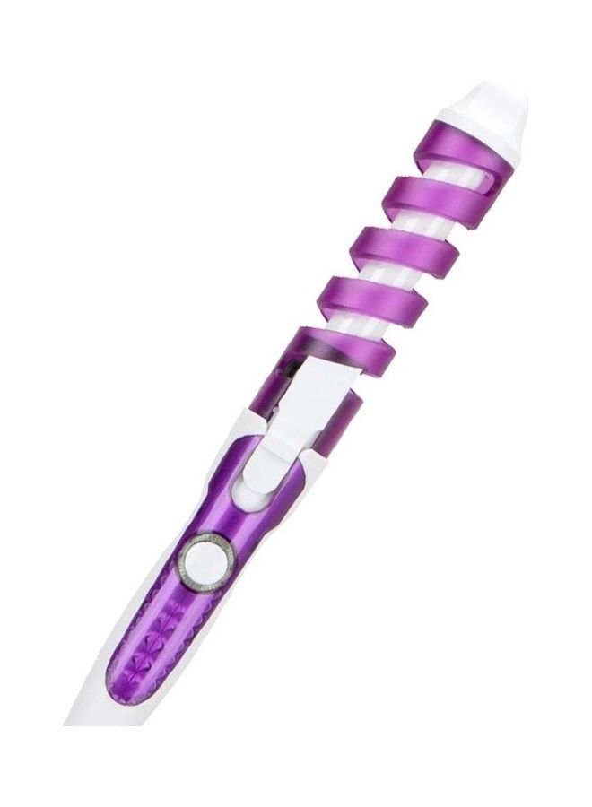 BGM - Professional Salon Hair Curler Purple/White - Image 1