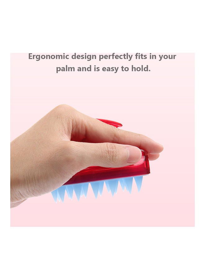 فرشاة تدليك فروة الرأس والشامبو أزرق سماوي - Image 4