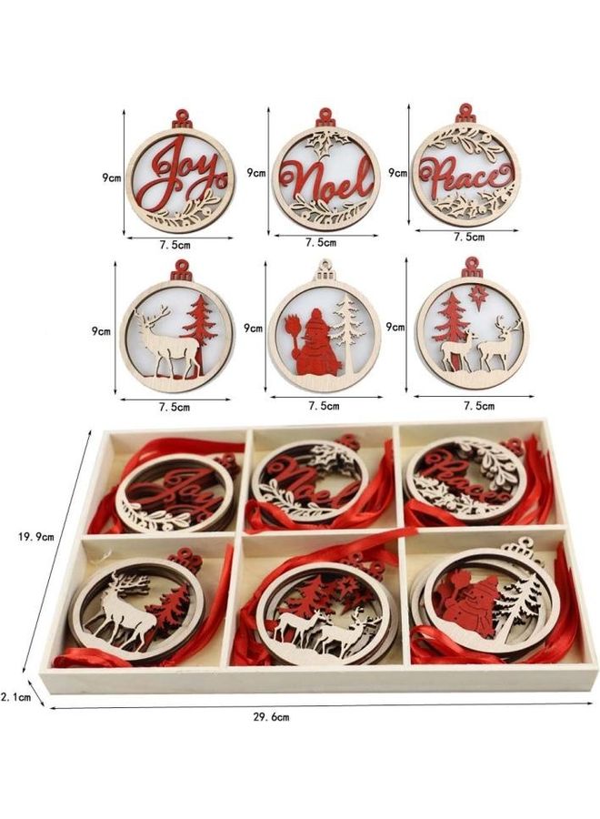 بي جي إم طقم هدايا للزينة يمكنك صنعها بنفسك أحمر/أبيض - Image 2