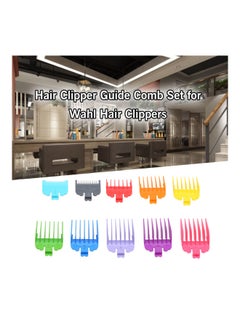 8-Piece Hair Clipper Guide Comb Set Multicolour - v1629534155/N50290927A_3