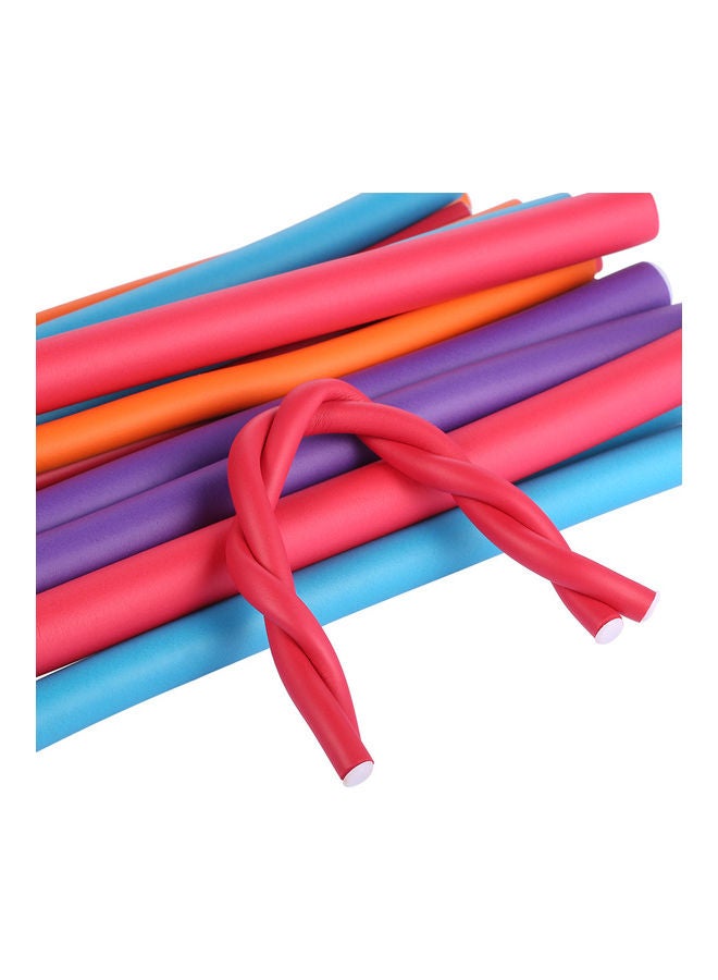 مجموعة مجعدات شعر باللف من مادة إسفنجية مكونة من 36 قطعة متعدد الألوان - Image 4