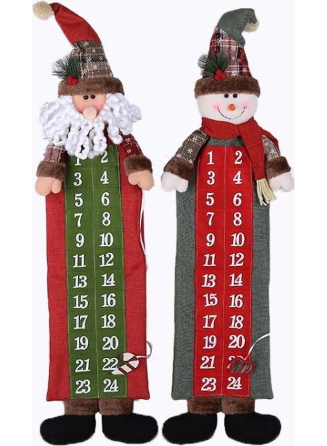 بي جي إم دمية بتصميم تقويم الكريسماس ثلاثي الابعاد متعدد الألوان - Image 3