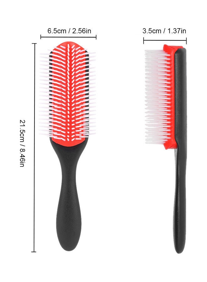 Anti-Static Scalp Massage Hair Brush Multicolour - Image 3
