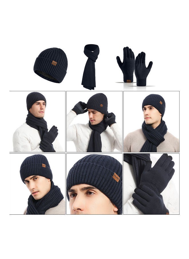 Generic 1-Pair Winter Warm Gloves with Hat and Neck Scarf - Image 3