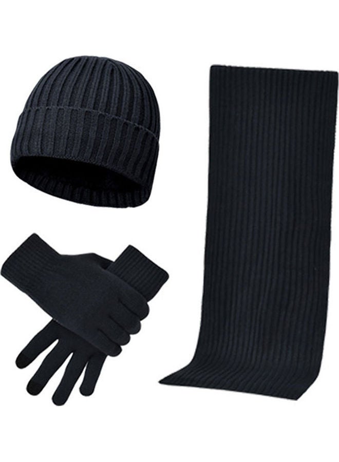 Generic 1-Pair Winter Warm Gloves with Hat and Neck Scarf - Image 4