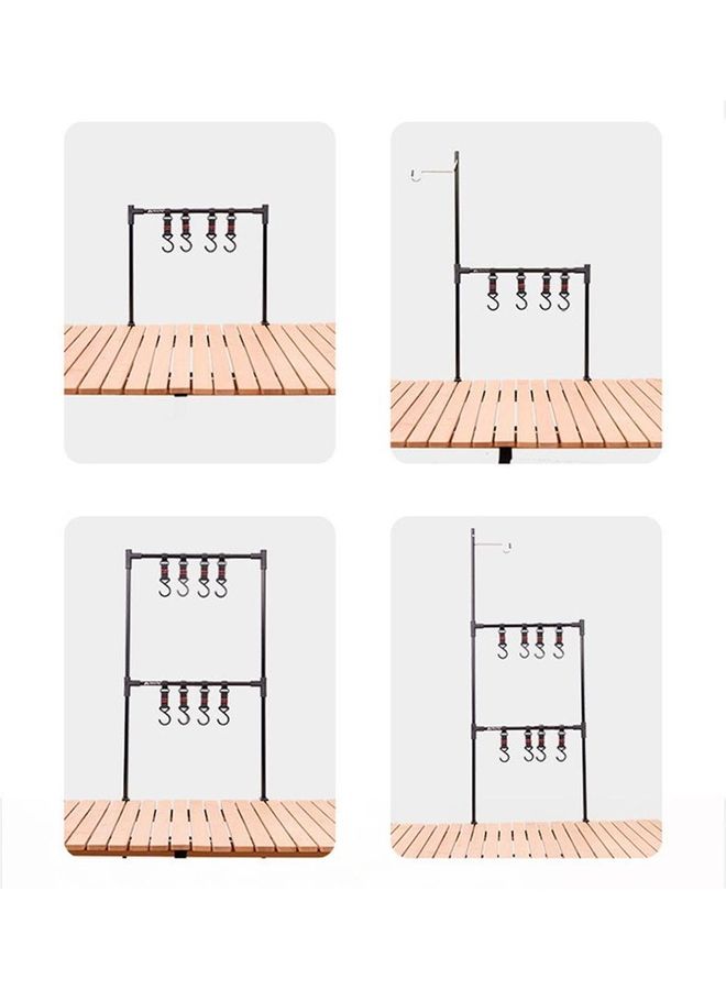 Generic - Outdoor Camping Desktop Storage Rack with Layer frame 52.50*2.00*12.00cm - Image 1