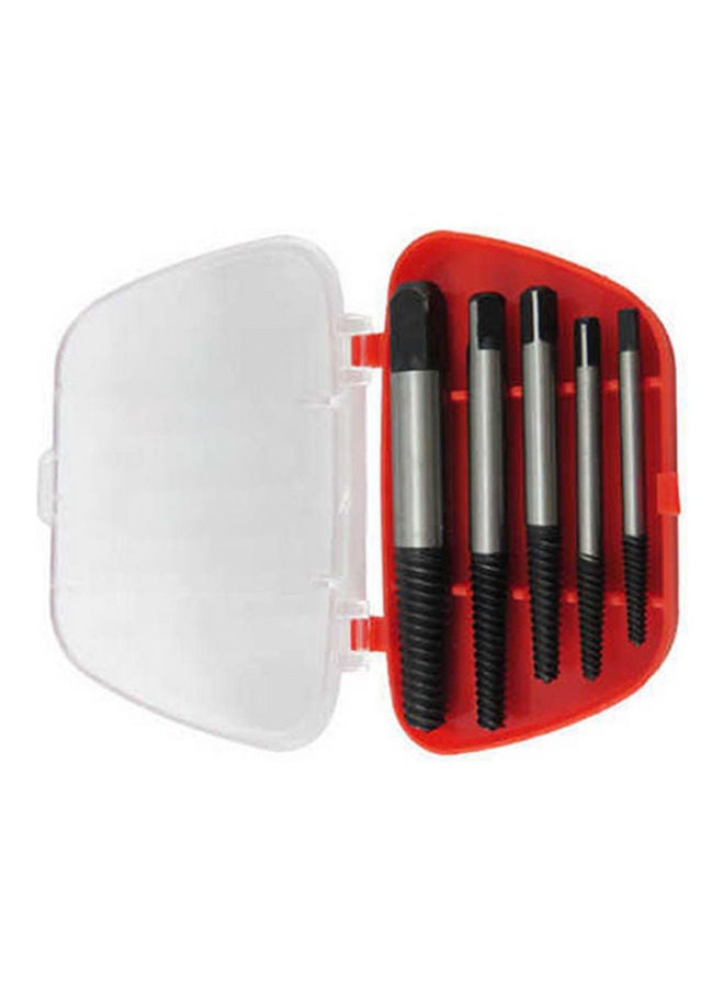 5-Piece Screw Extractor with Storage Case Multicolour - Image 1