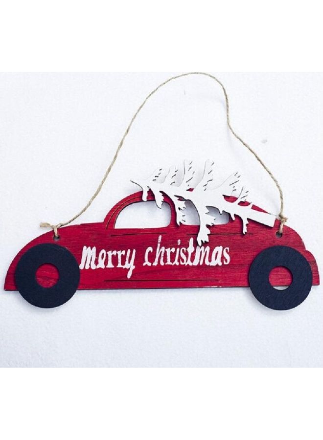 بي جي إم طقم زينة للديكور، مكون من قطعتين أحمر/أبيض