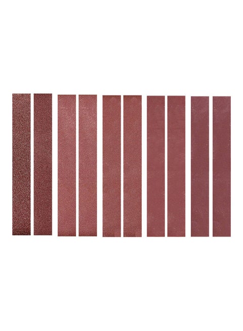 10-Pack Sanding Belts Red