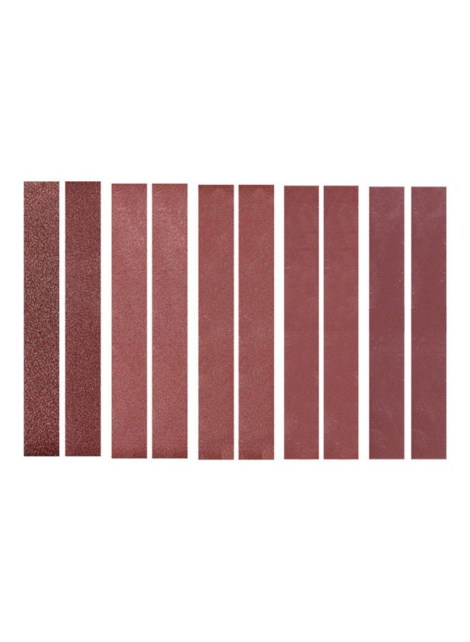 Generic 10-Pack Sanding Belts Red  - Image 1