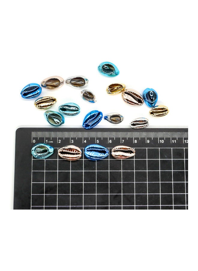 Generic - 10-Piece Hair Braid Rings Shell Pendants Multicolour - Image 1