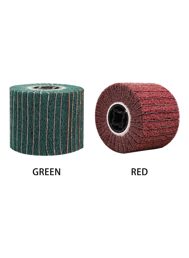 Generic Non-woven Wire Drawing Polishing Wheel Green  - Image 3